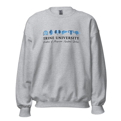 Classic | Sweatshirt | Trine PA program | Modern Script Logo