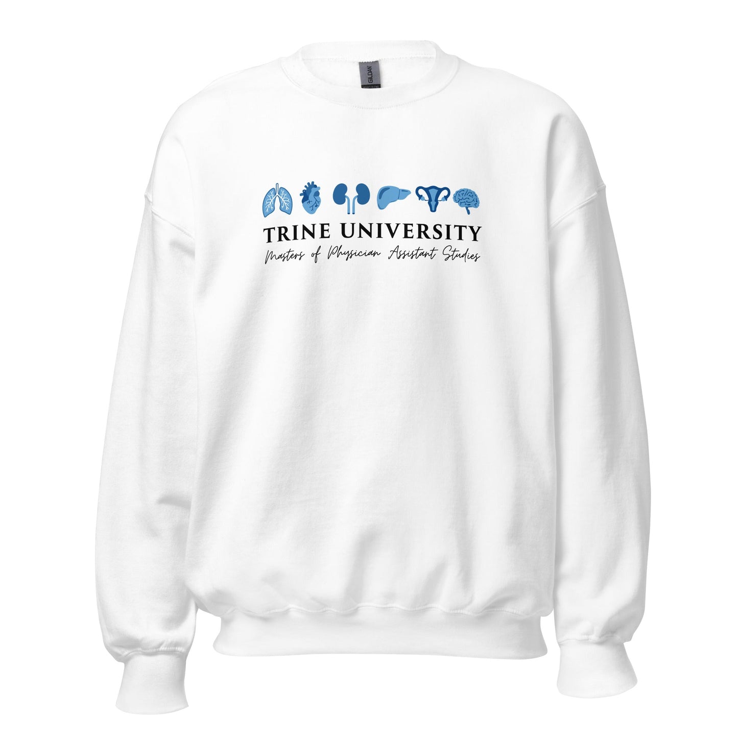 Classic | Sweatshirt | Trine PA program | Modern Script Logo