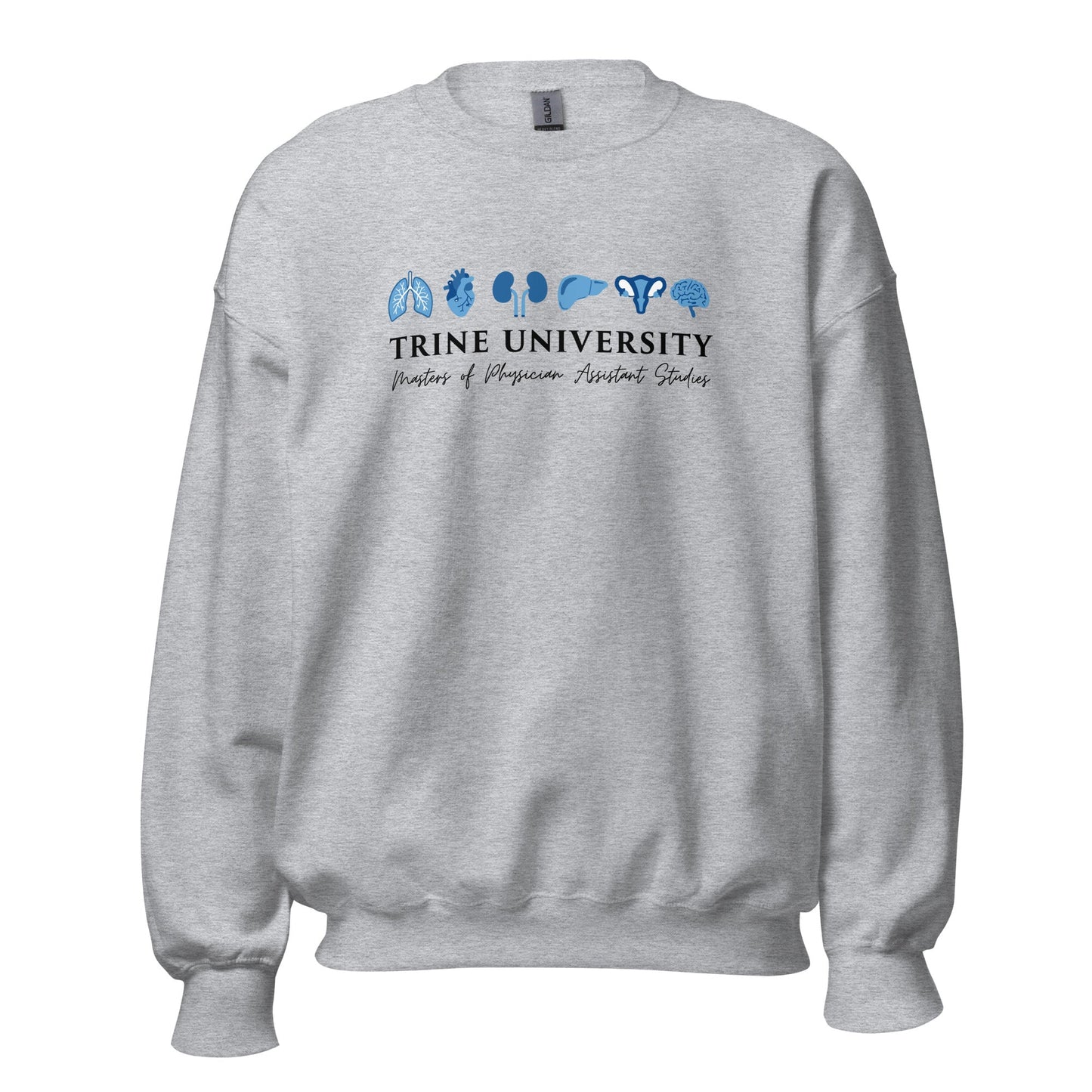 Classic | Sweatshirt | Trine PA program | Modern Script Logo