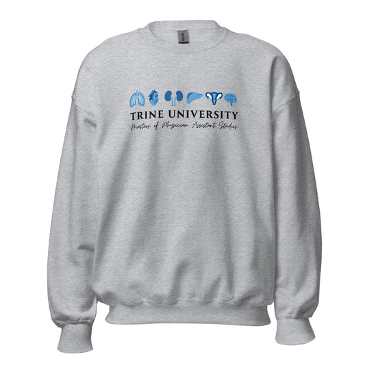 Classic | Sweatshirt | Trine PA program | Modern Script Logo