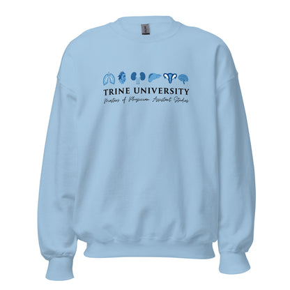 Classic | Sweatshirt | Trine PA program | Modern Script Logo