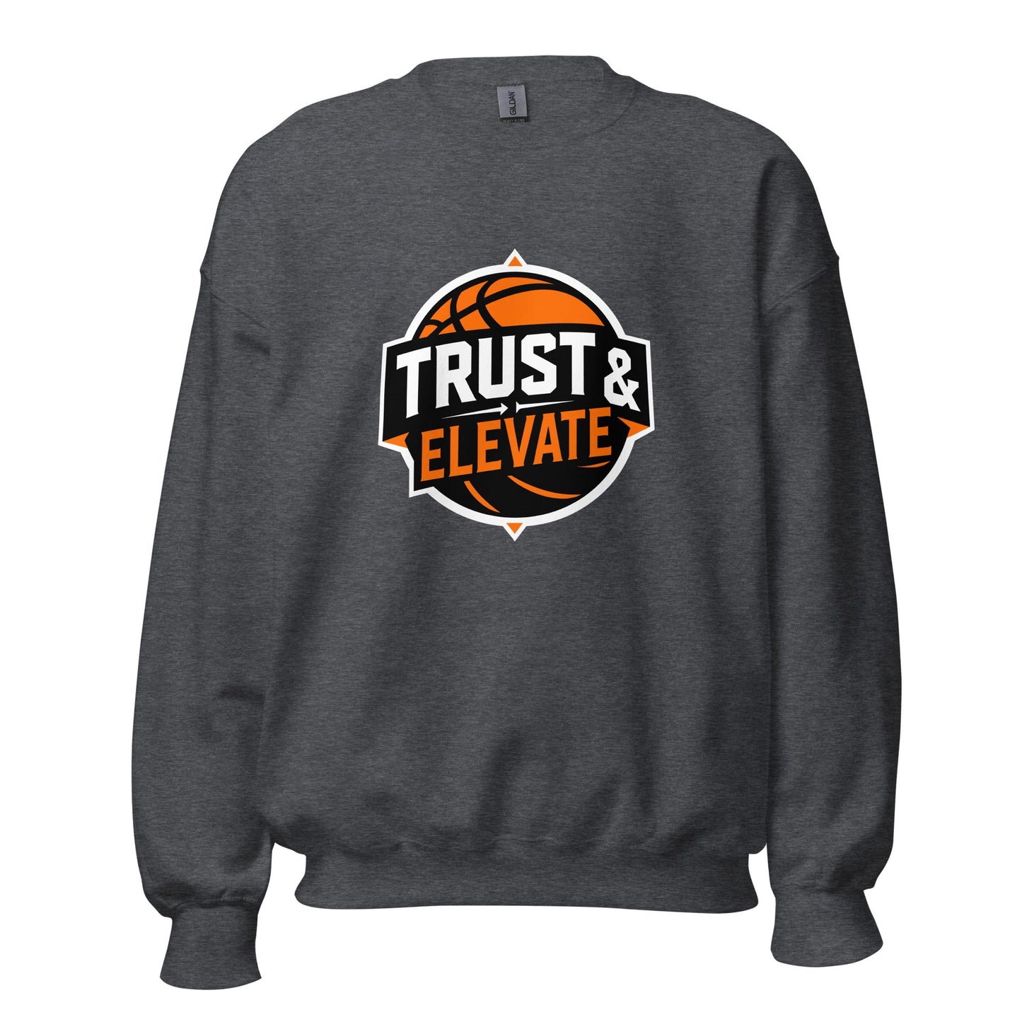 Classic | Sweatshirt | Trust & Elevate | Athletic Logo