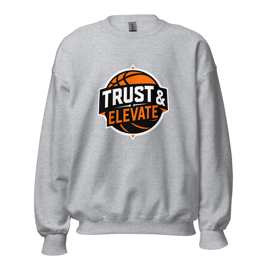 Classic | Sweatshirt | Trust & Elevate | Athletic Logo