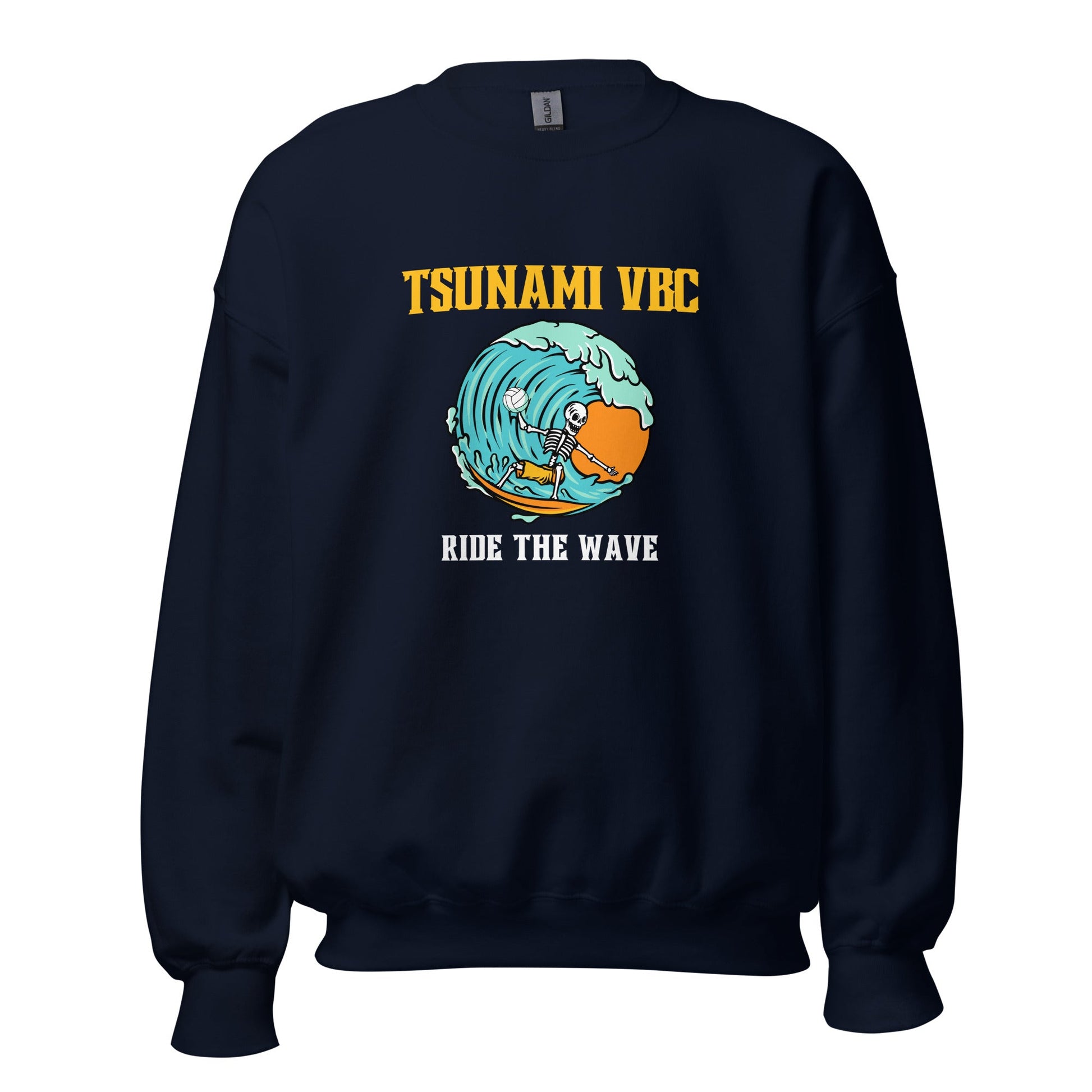 Classic | Sweatshirt | Tsunami Volleyball Club | Surf Wave VBC Logo