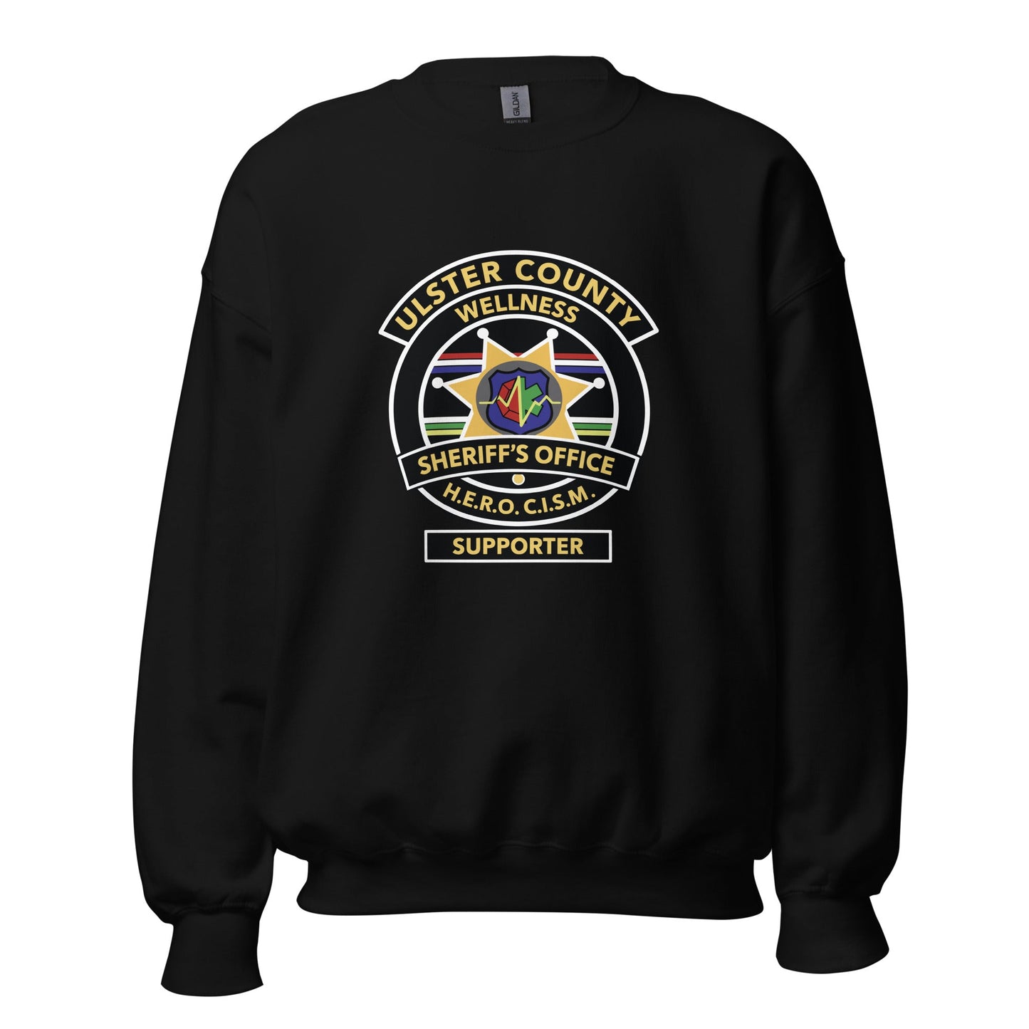 Classic | Sweatshirt | Ulster County Sheriff's Office Wellness Division | Badge Logo