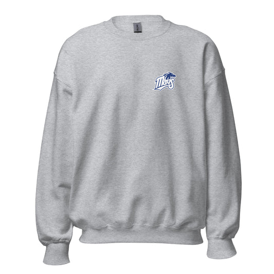 Classic | Sweatshirt | Upper Makefield Youth Baseball & Softball League | Blue Mavs Logo