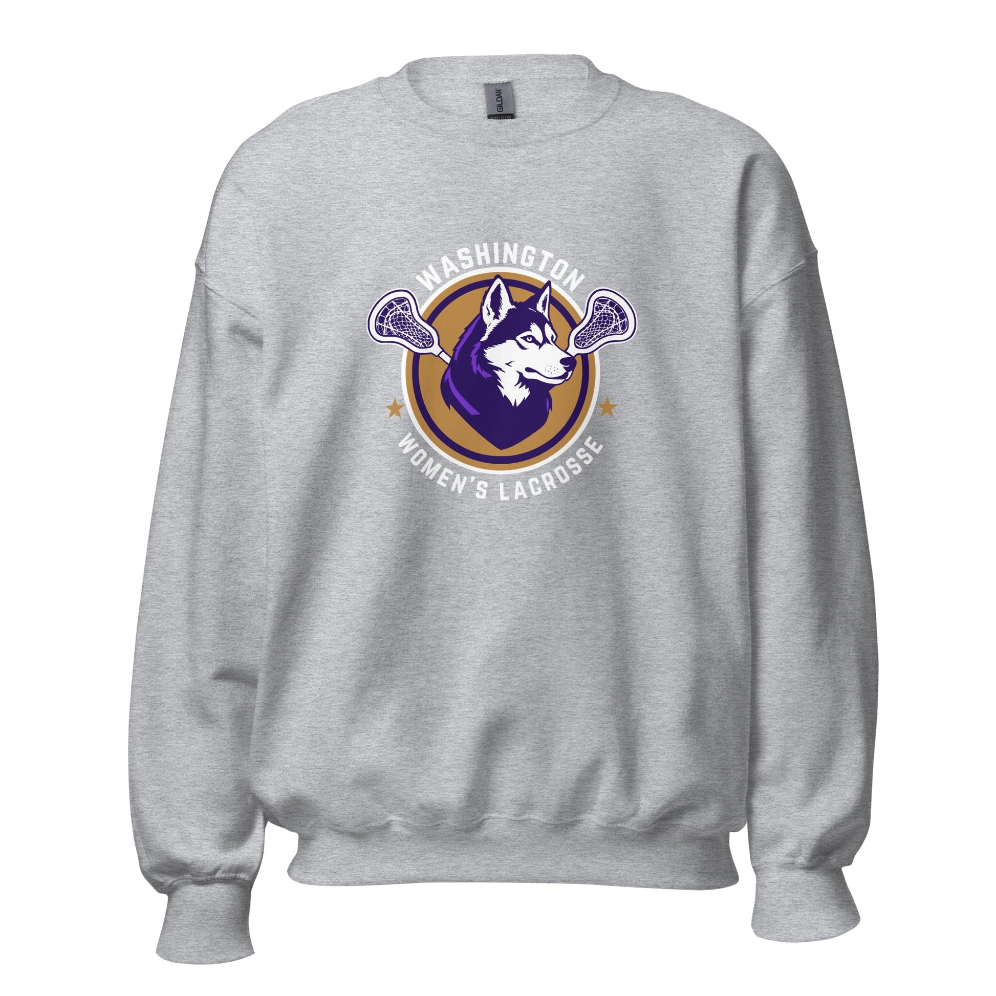 Classic | Sweatshirt | UW Women's Club Lacrosse | Badge Logo