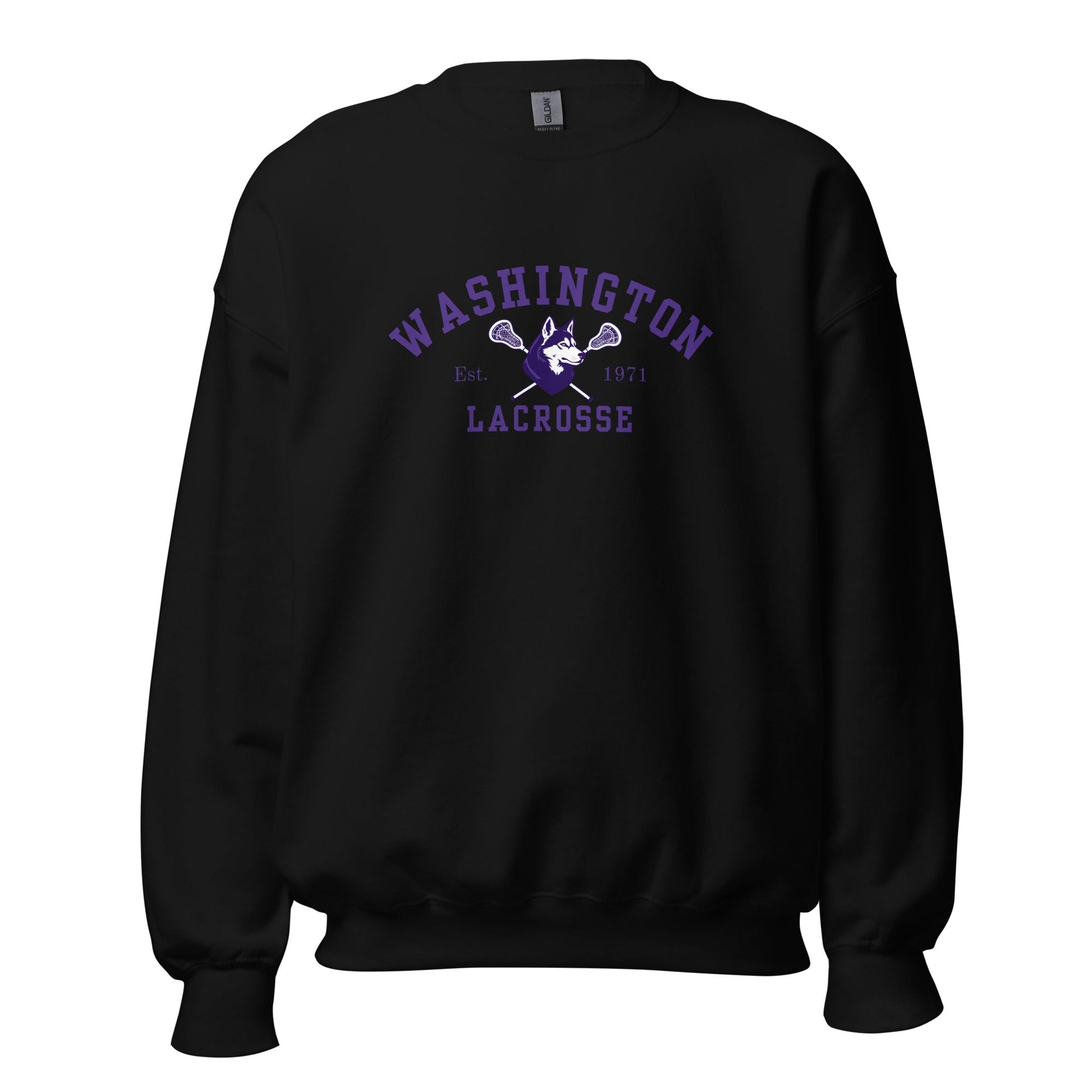 Classic | Sweatshirt | UW Women's Club Lacrosse | Washington Lacrosse Logo