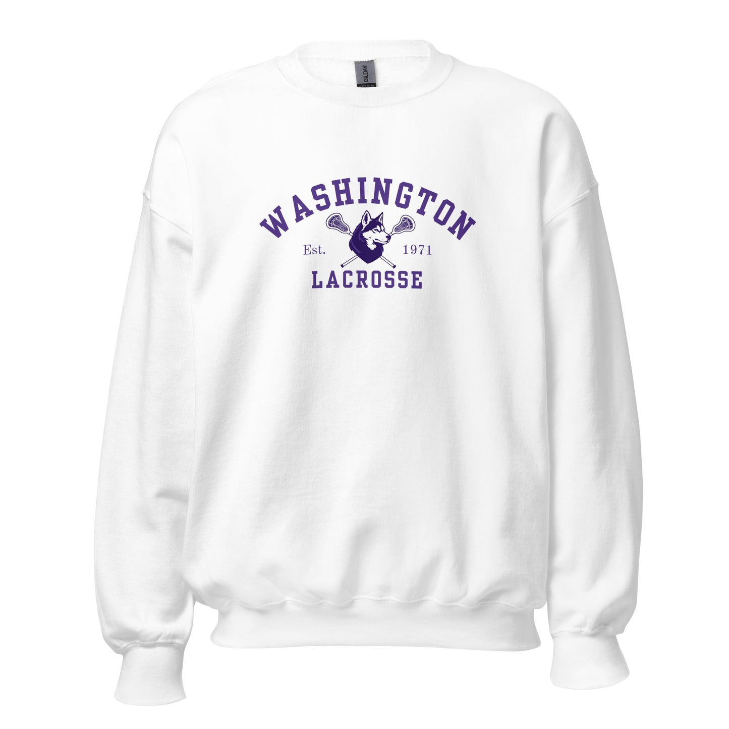 Classic | Sweatshirt | UW Women's Club Lacrosse | Washington Lacrosse Logo