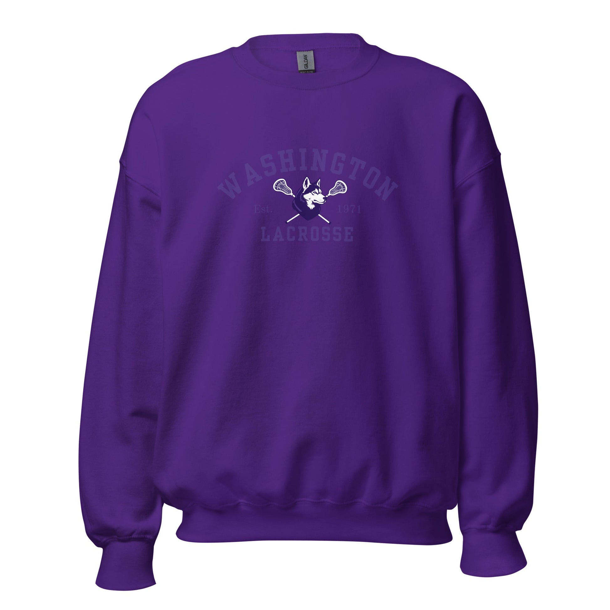 Classic | Sweatshirt | UW Women's Club Lacrosse | Washington Lacrosse Logo