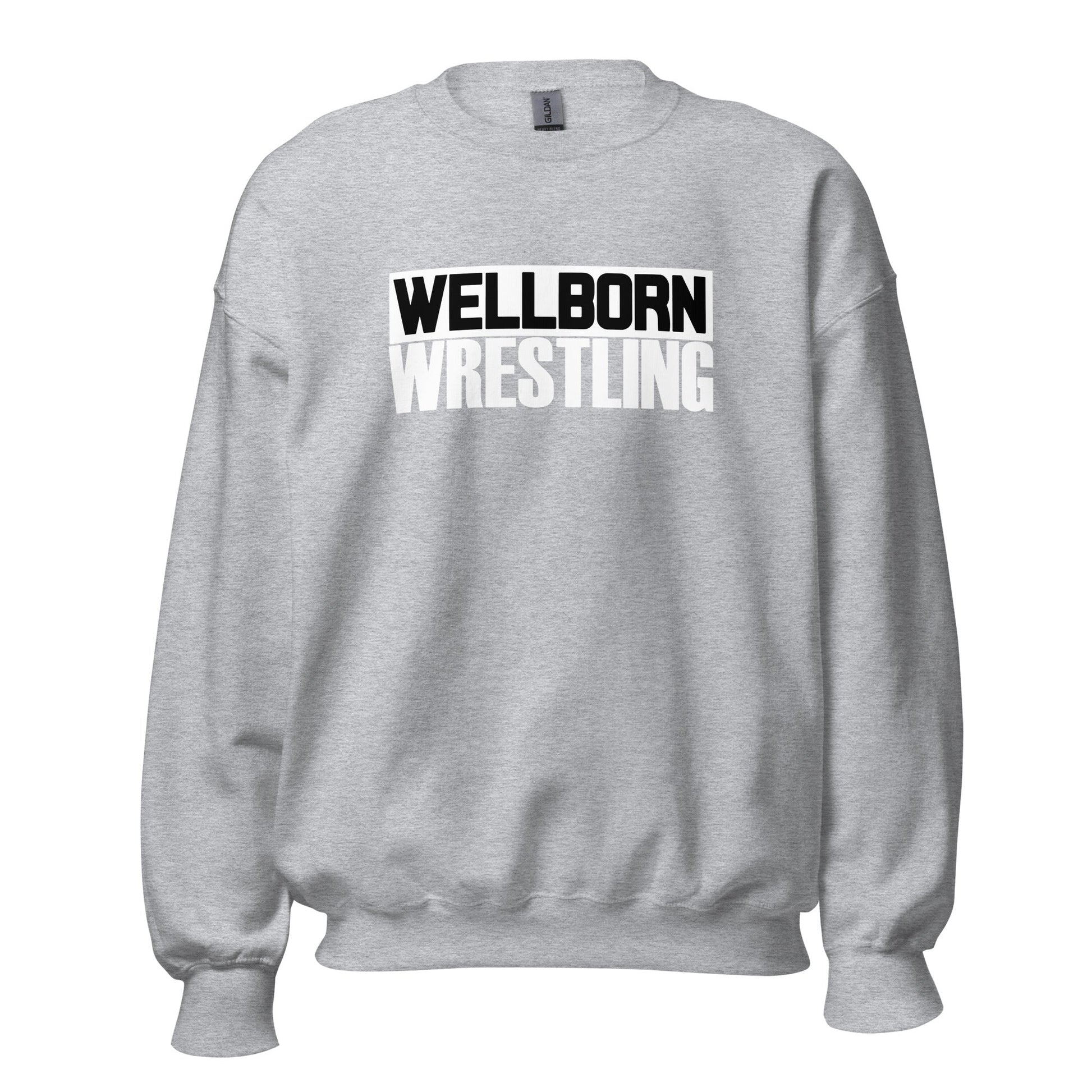 Classic | Sweatshirt | Wellborn Youth Wrestling | Script Logo
