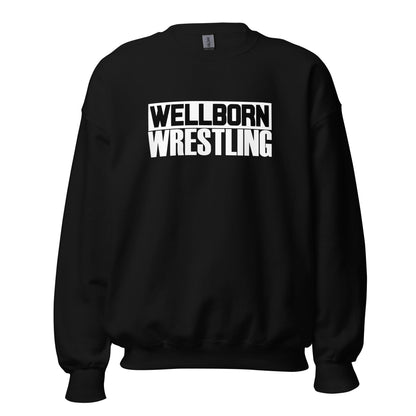 Classic | Sweatshirt | Wellborn Youth Wrestling | Script Logo
