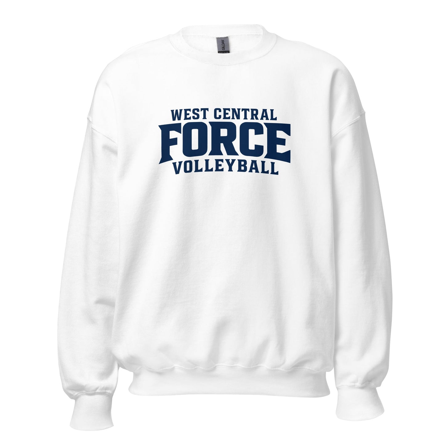 Classic | Sweatshirt | West Central Force Volleyball | Blue Logo