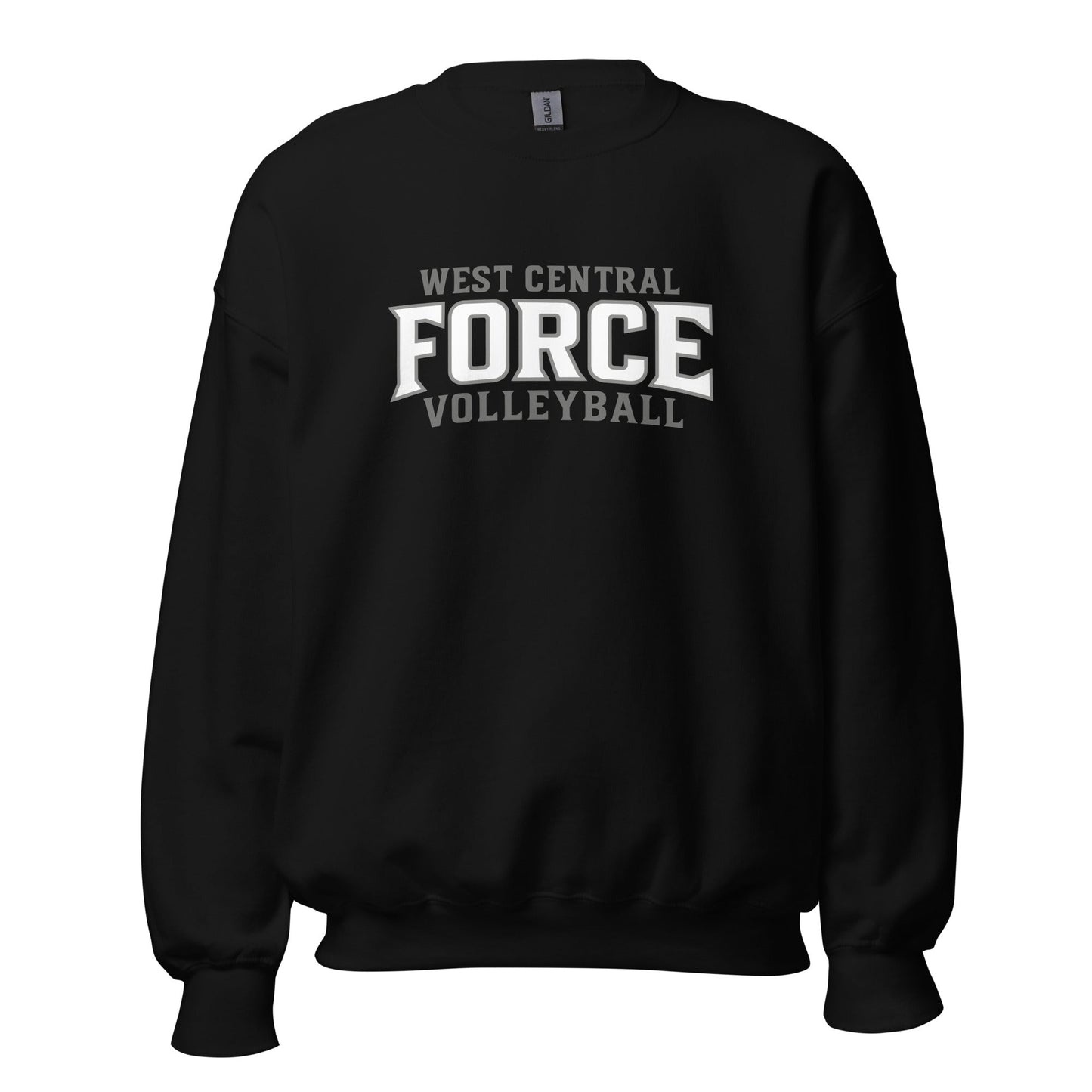 Classic | Sweatshirt | West Central Force Volleyball | Grey Logo