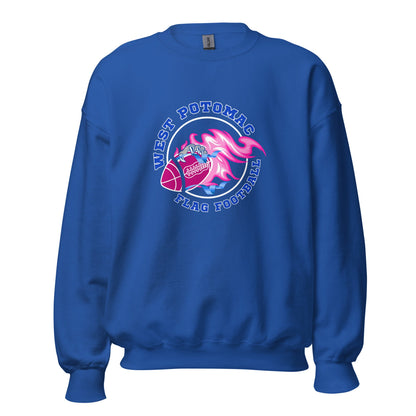 Classic | Sweatshirt | West Potomac Flag Football | Crest Logo