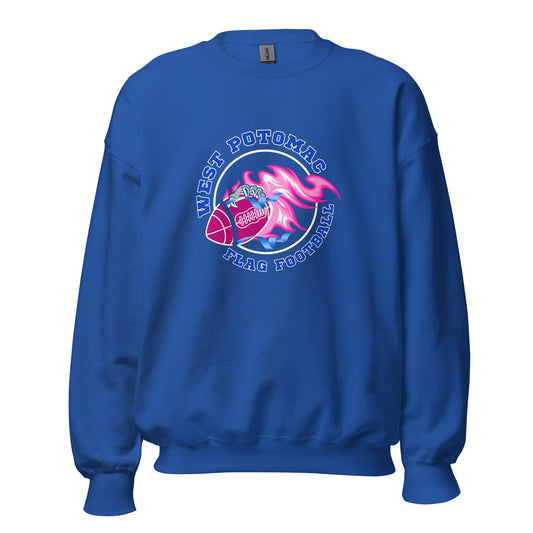 Classic | Sweatshirt | West Potomac Flag Football | Crest Logo