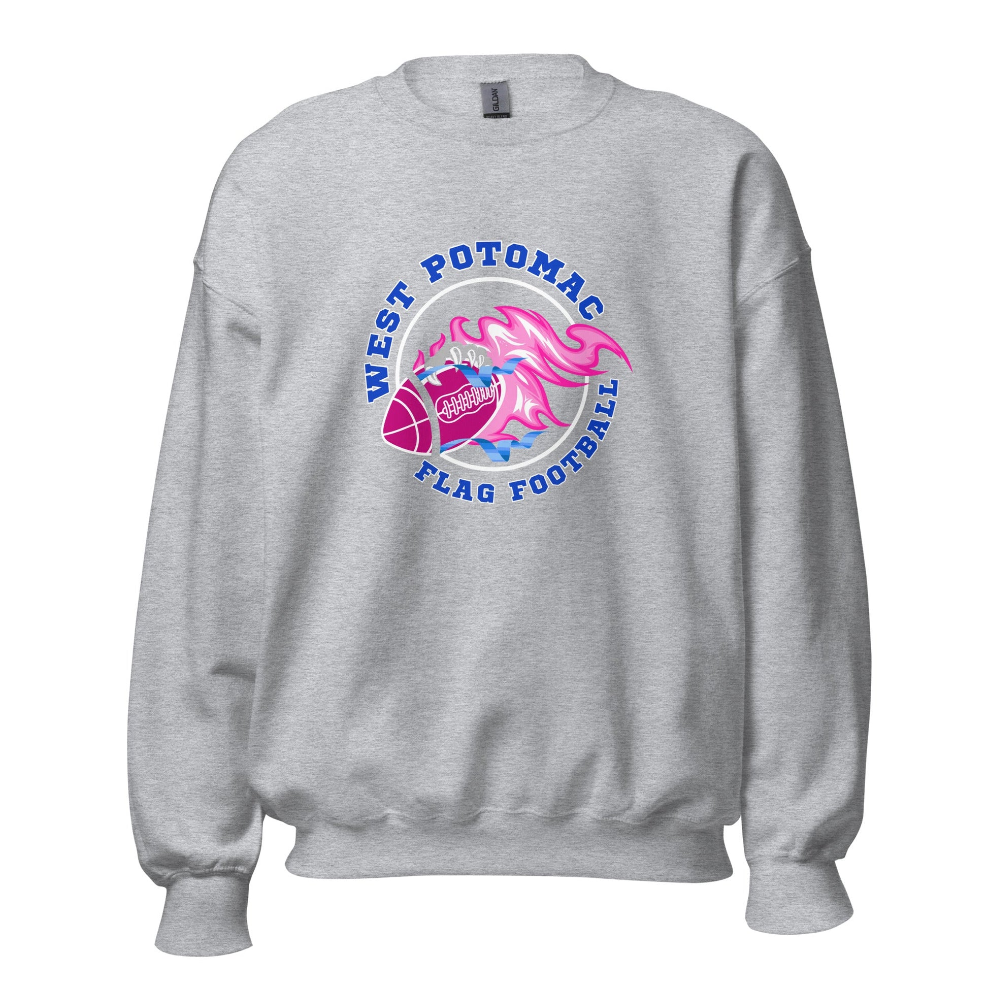 Classic | Sweatshirt | West Potomac Flag Football | Crest Logo