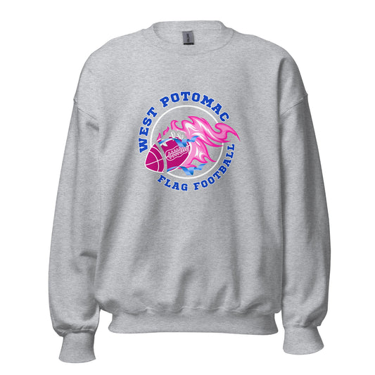 Classic | Sweatshirt | West Potomac Flag Football | Crest Logo