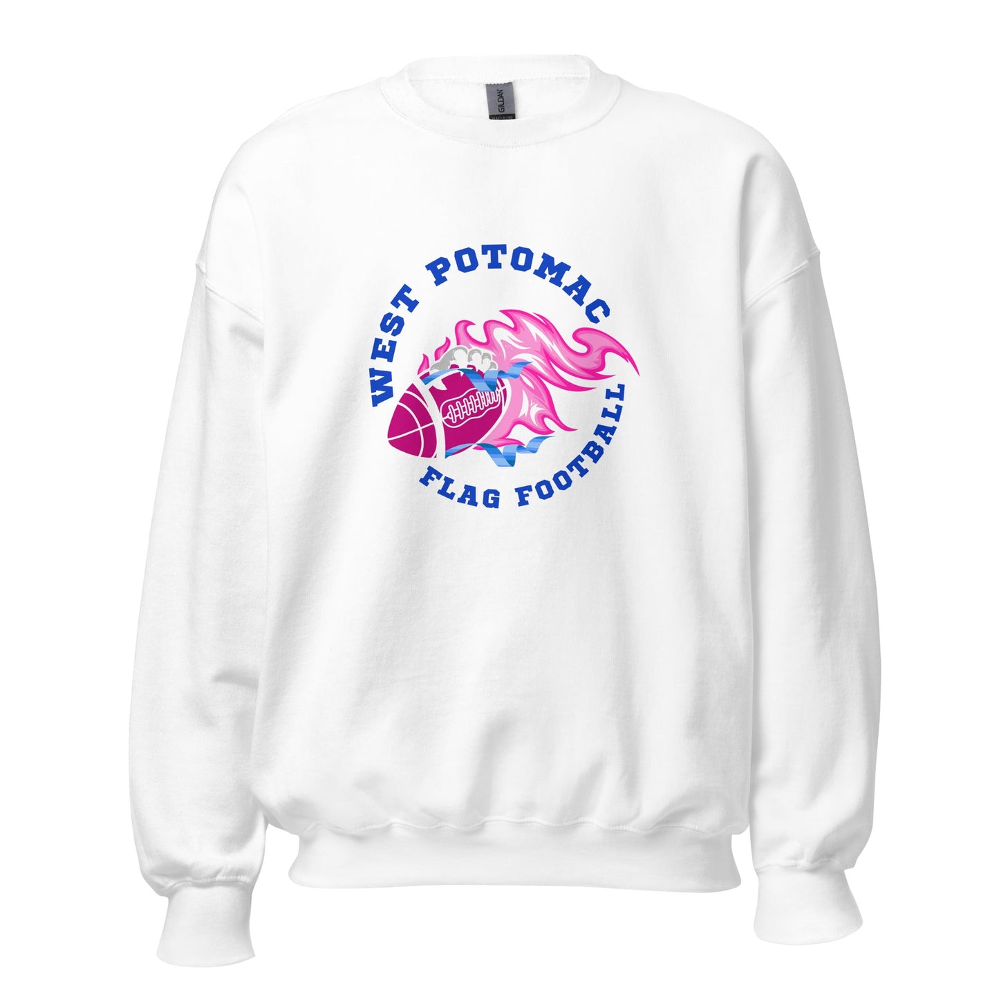 Classic | Sweatshirt | West Potomac Flag Football | Crest Logo