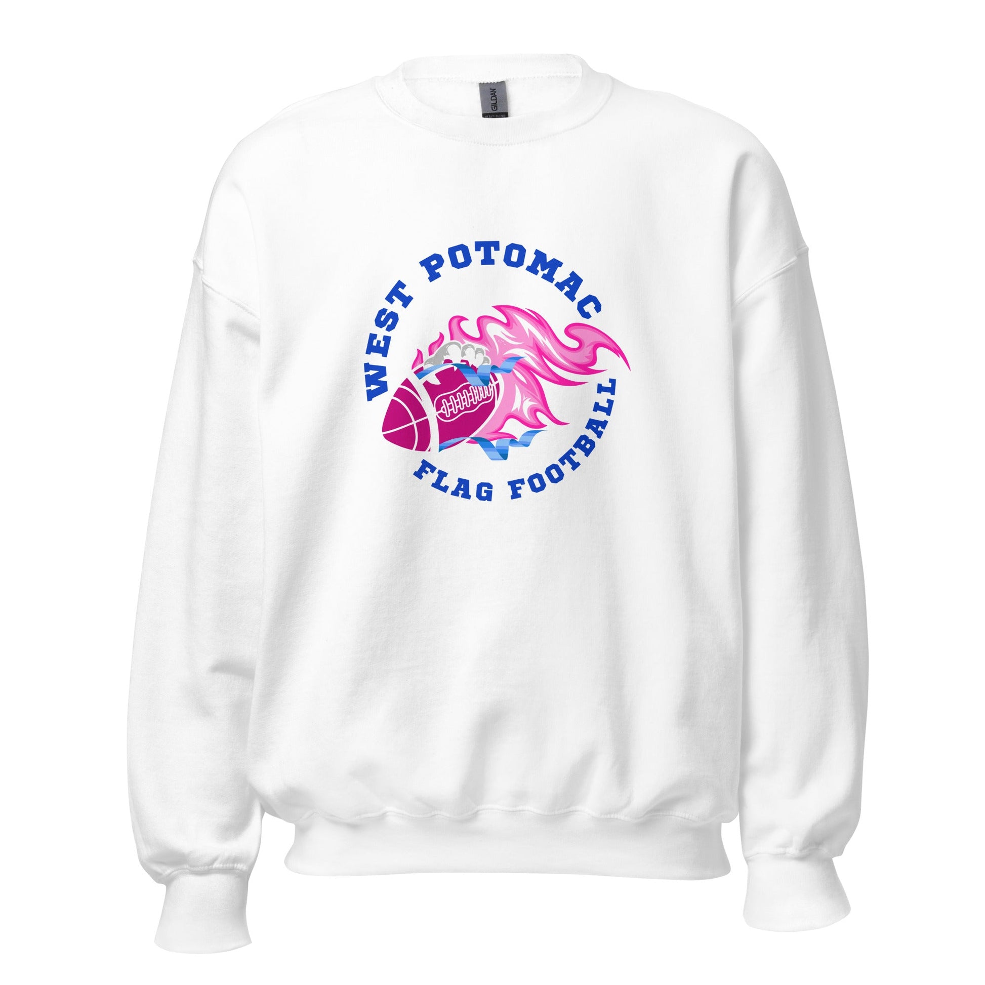 Classic | Sweatshirt | West Potomac Flag Football | Crest Logo