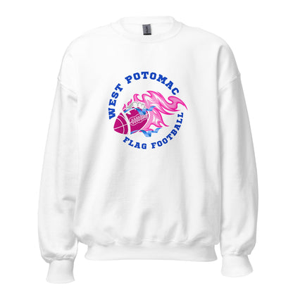 Classic | Sweatshirt | West Potomac Flag Football | Crest Logo