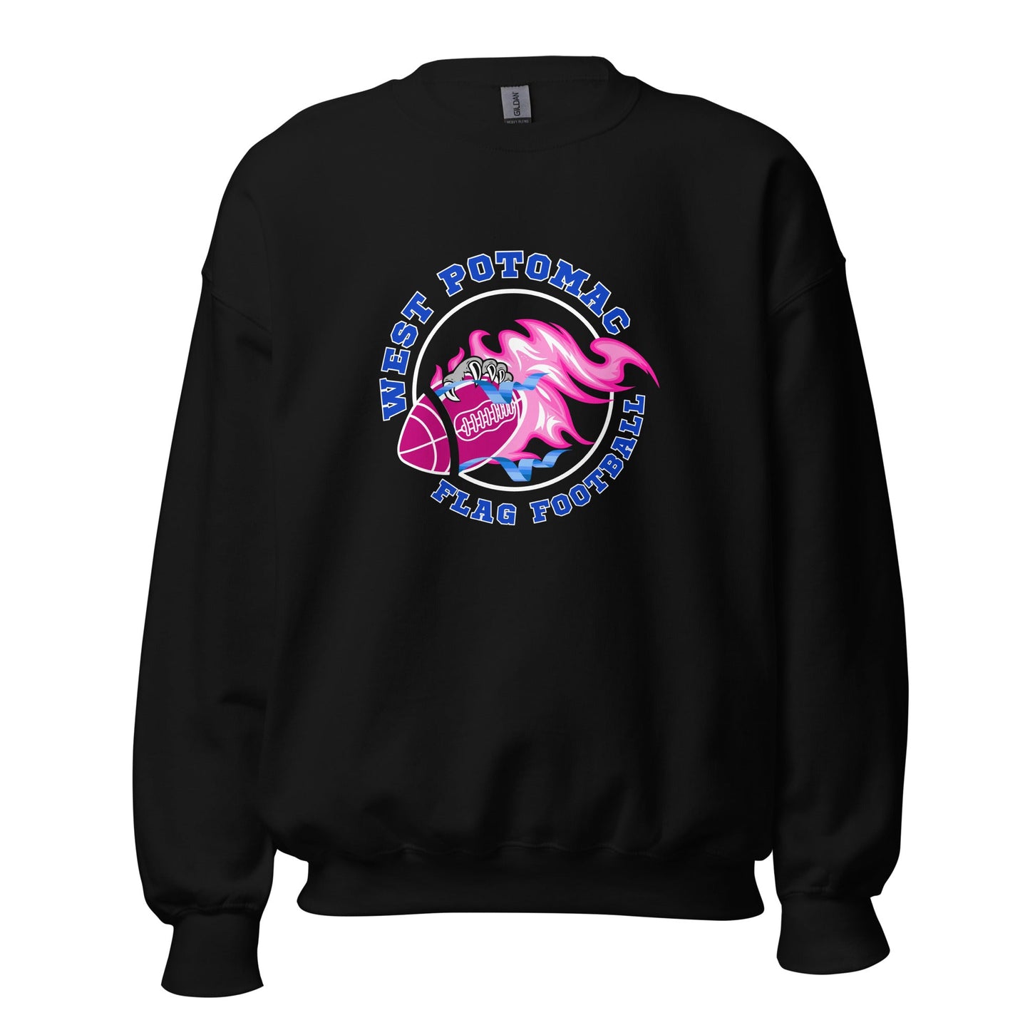 Classic | Sweatshirt | West Potomac Flag Football | Crest Logo