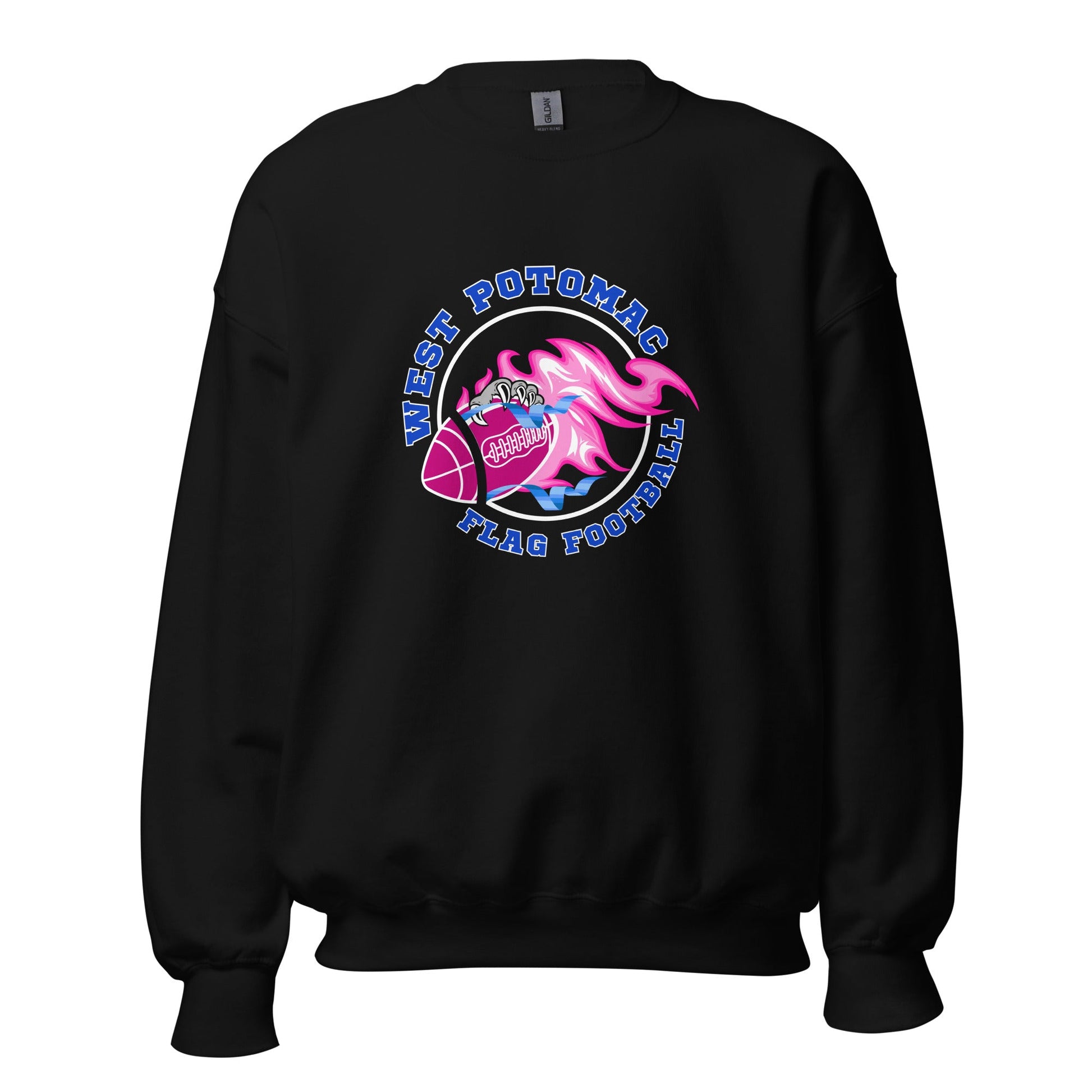 Classic | Sweatshirt | West Potomac Flag Football | Crest Logo