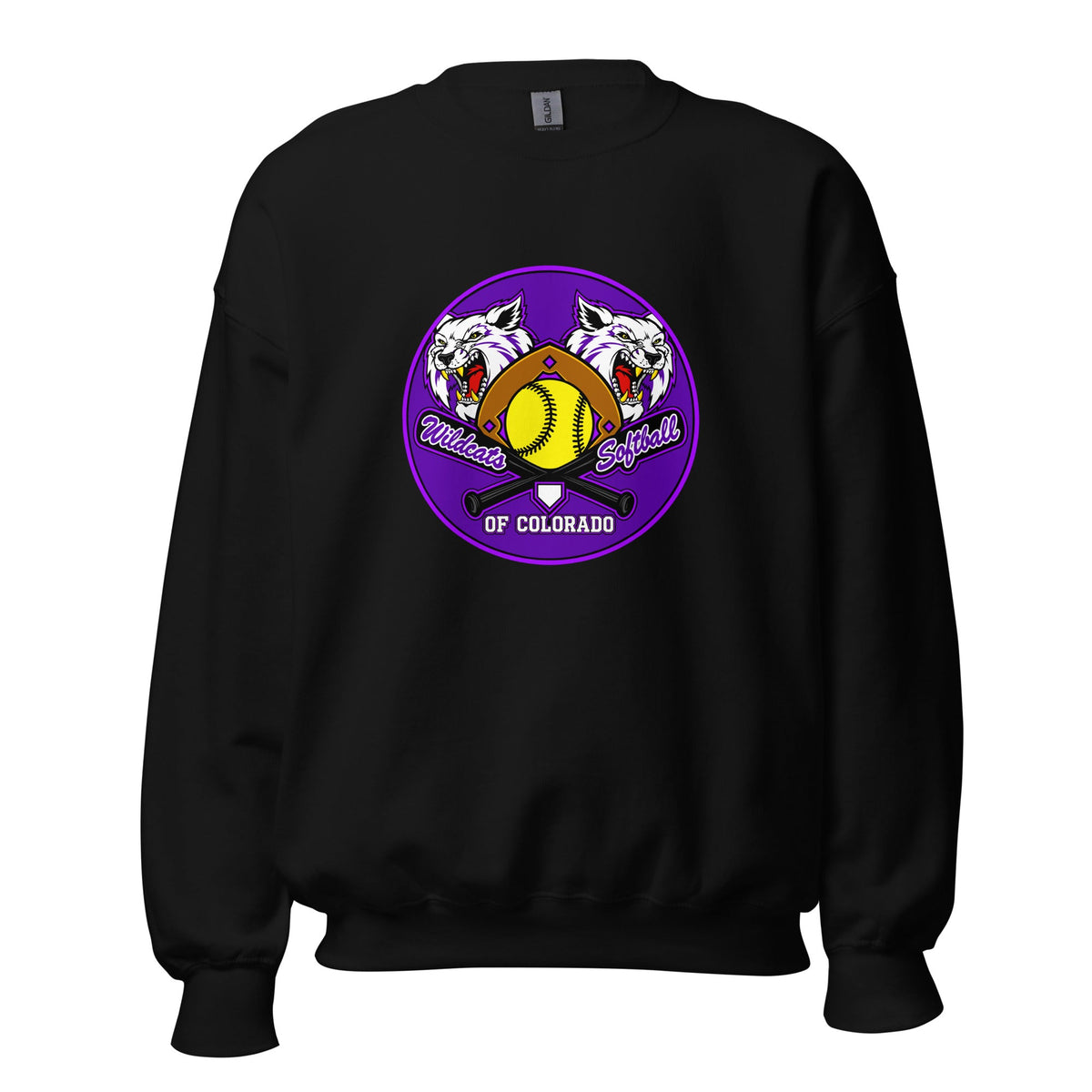 Classic | Sweatshirt | Wildcats Softball | Badge Logo