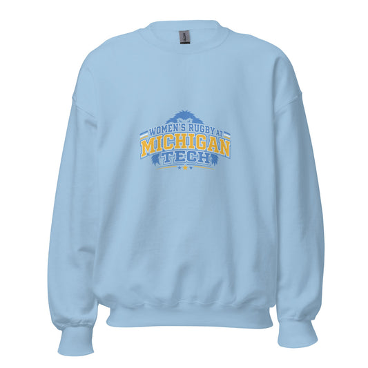 Classic | Sweatshirt | Women’s Rugby at Michigan Tech | Varsity Crest Logo