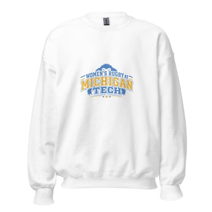 Classic | Sweatshirt | Women’s Rugby at Michigan Tech | Varsity Crest Logo
