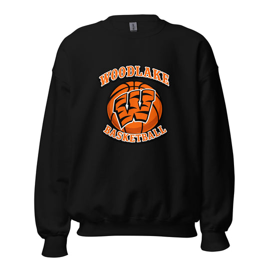 Classic | Sweatshirt | Woodlake Boys Basketball | Athletics Logo