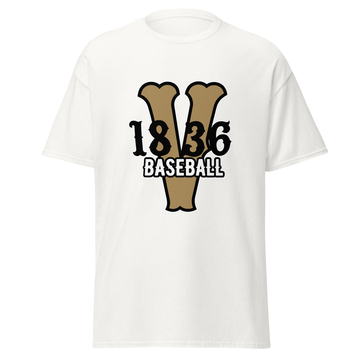 Classic | T-Shirt | 1836 Volunteers Baseball | Crest Logo