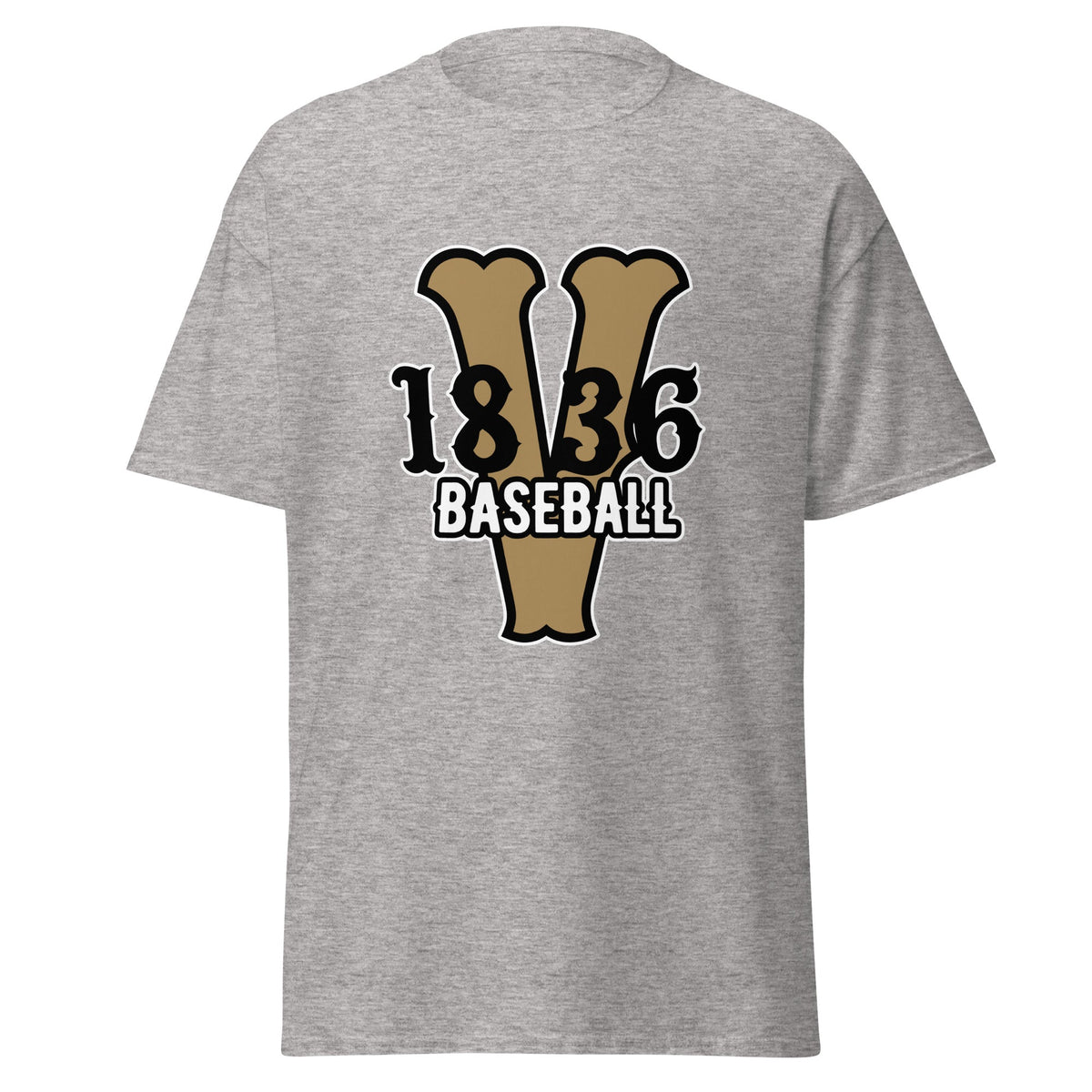 Classic | T-Shirt | 1836 Volunteers Baseball | Crest Logo