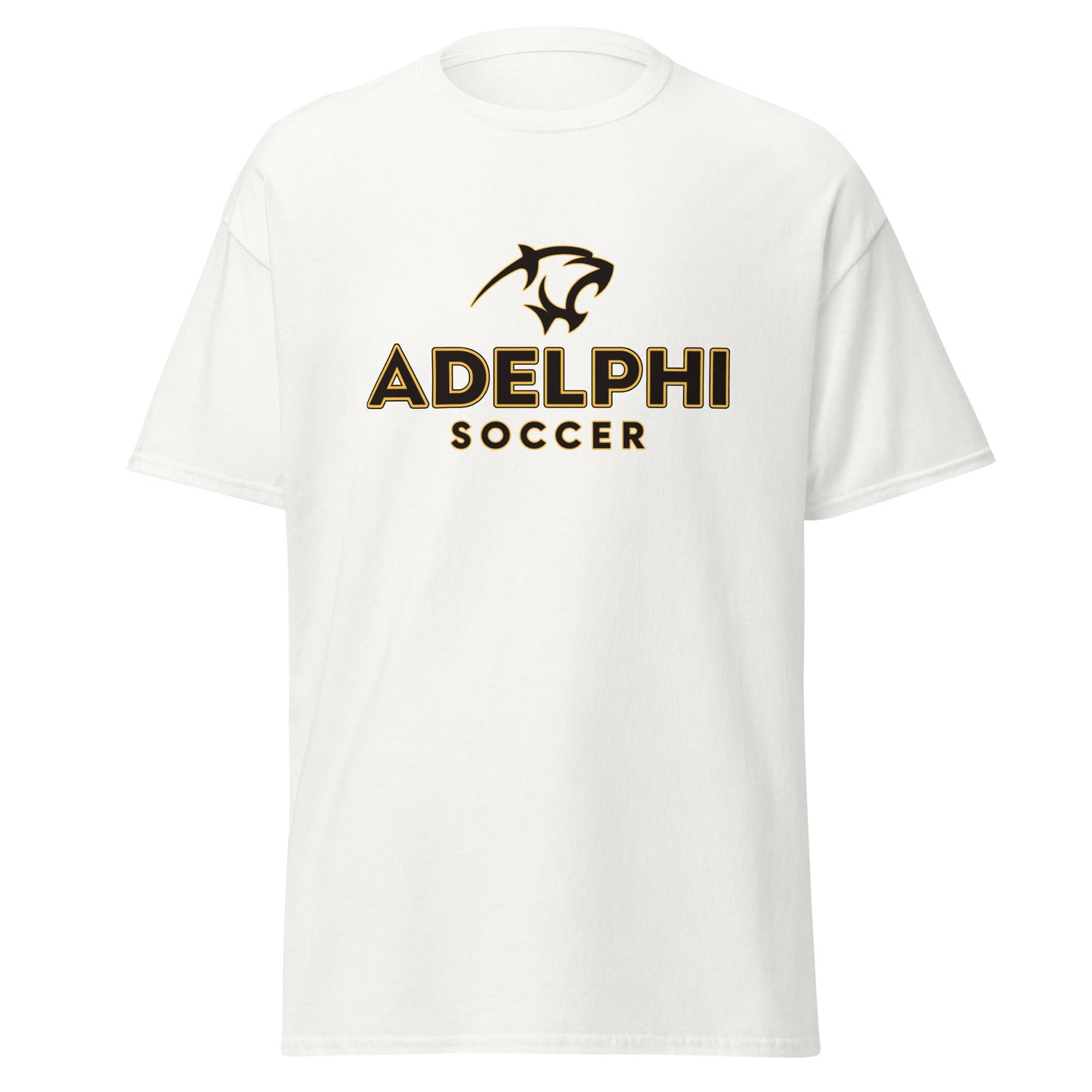 Classic | T-Shirt | Adelphi Womens Soccer | Vanguard Mark Logo