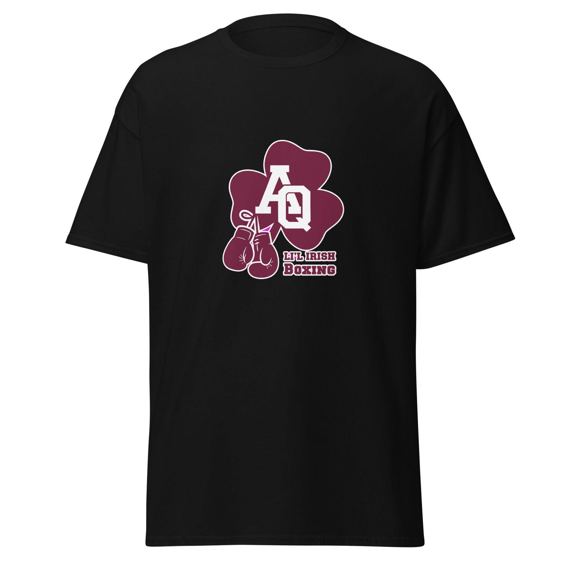 Classic | T-Shirt | Aquinas Li’l Irish Boxing | AQ Shamrock Logo