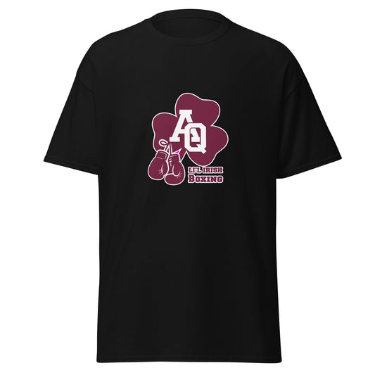 Classic | T-Shirt | Aquinas Li’l Irish Boxing | AQ Shamrock Logo