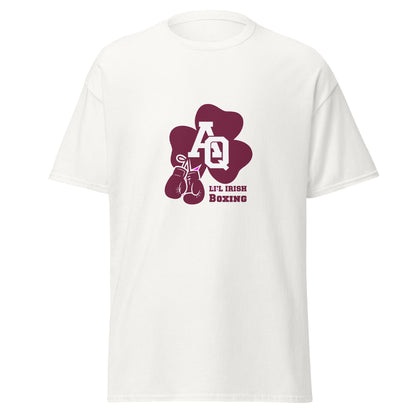 Classic | T-Shirt | Aquinas Li’l Irish Boxing | AQ Shamrock Logo