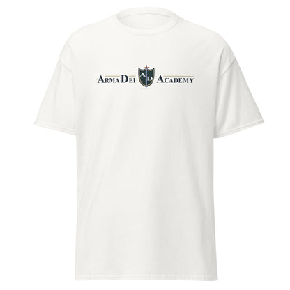 Classic | T-Shirt | Arma Dei Academy | Text Shield Logo