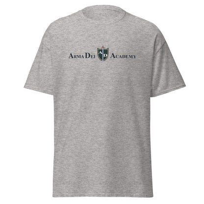 Classic | T-Shirt | Arma Dei Academy | Text Shield Logo