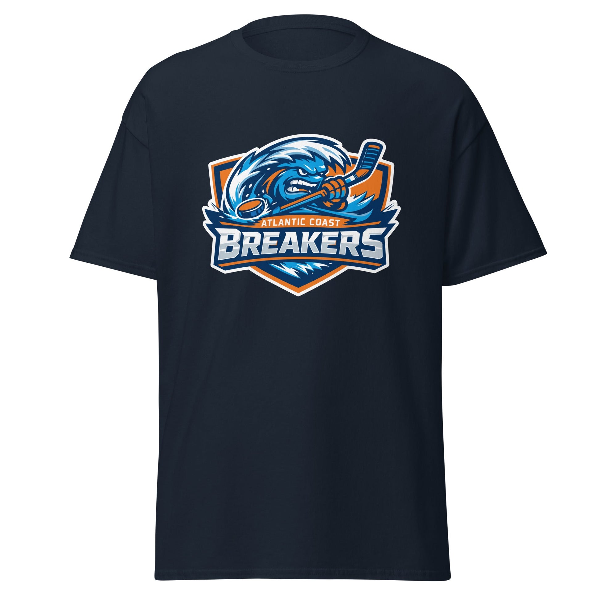 Classic | T-Shirt | Atlantic Coast Breakers Hockey | Mascot Shield Logo