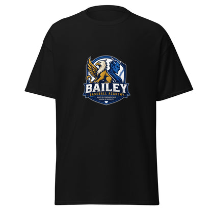 Classic | T-Shirt | Bailey Baseball Academy | Shield Logo