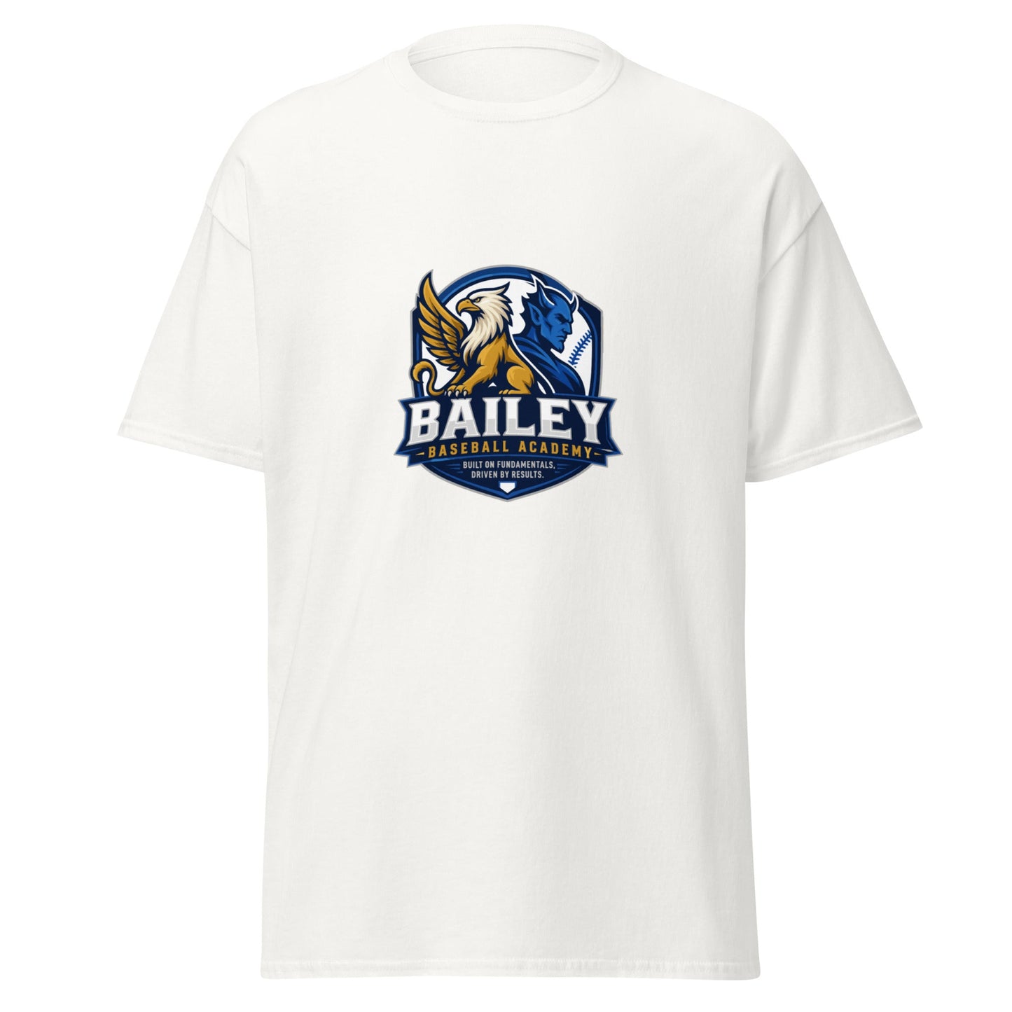 Classic | T-Shirt | Bailey Baseball Academy | Shield Logo