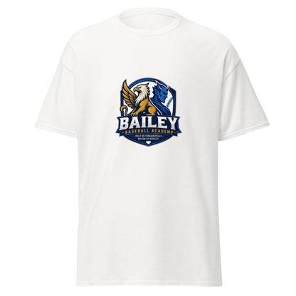 Classic | T-Shirt | Bailey Baseball Academy | Shield Logo