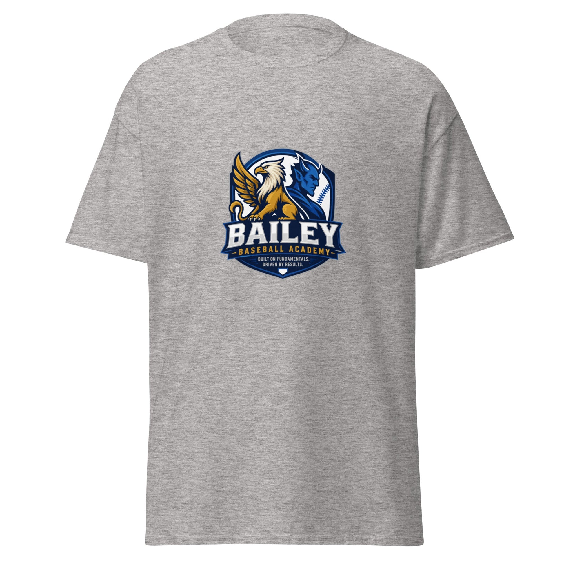 Classic | T-Shirt | Bailey Baseball Academy | Shield Logo
