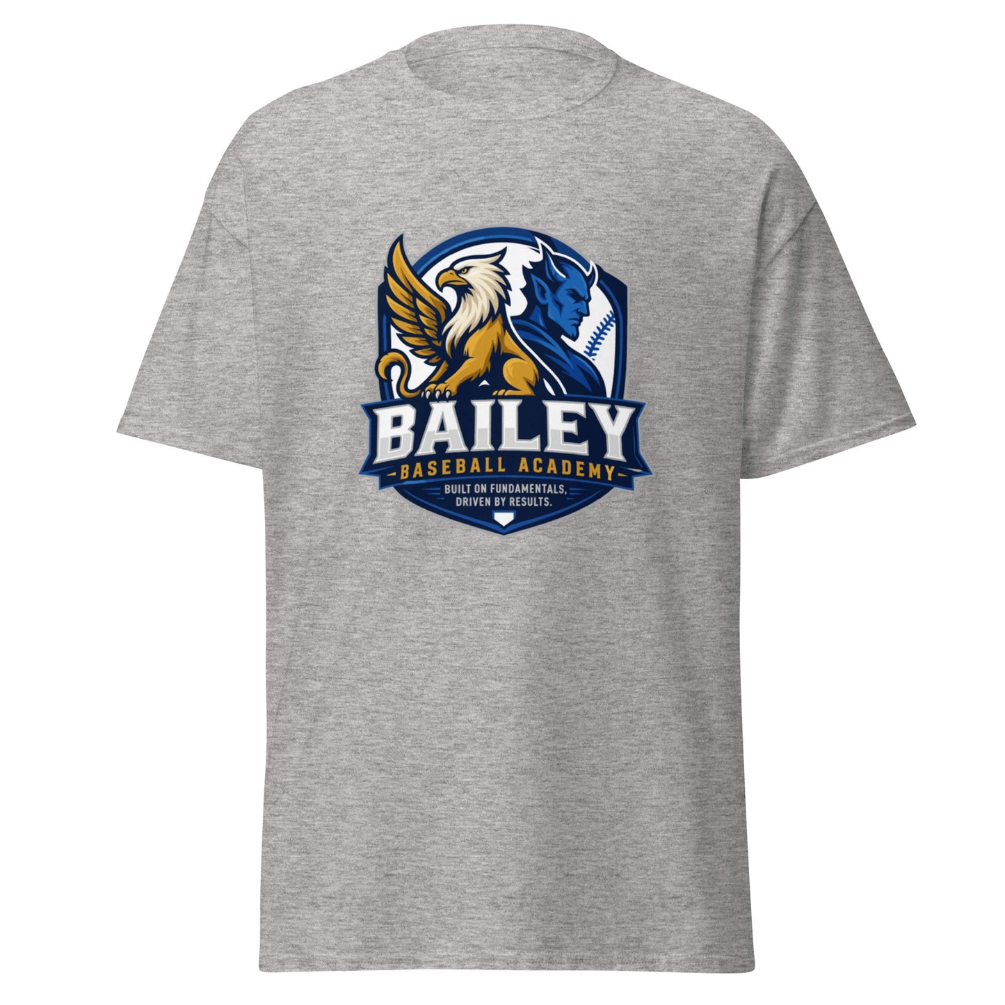 Classic | T-Shirt | Bailey Baseball Academy | Shield Logo