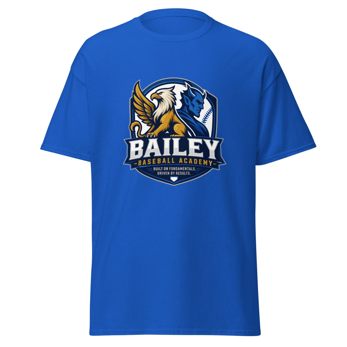 Classic | T-Shirt | Bailey Baseball Academy | Shield Logo