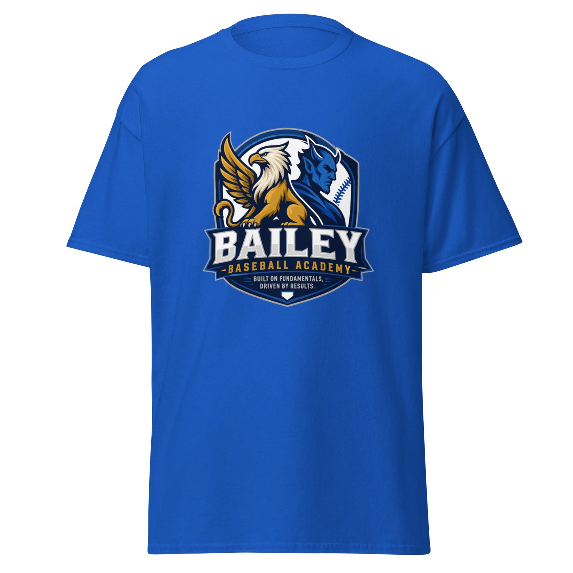 Classic | T-Shirt | Bailey Baseball Academy | Shield Logo