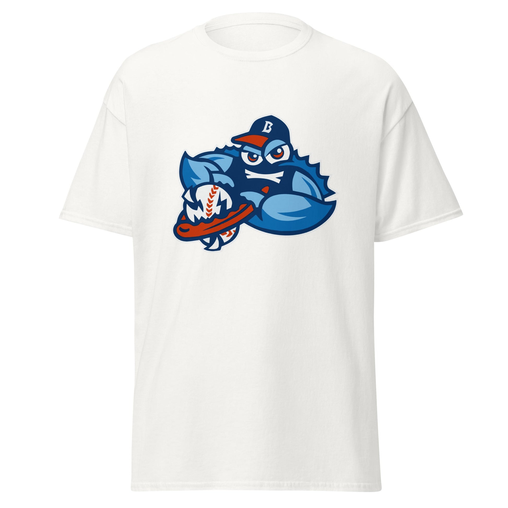 Classic | T-Shirt | Bellport BlueClaws | Mascot Logo