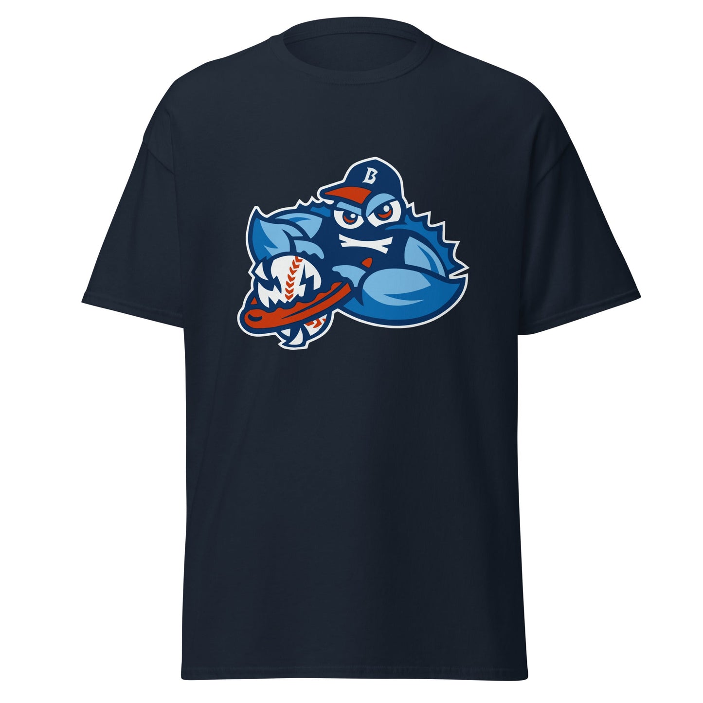 Classic | T-Shirt | Bellport BlueClaws | Mascot Logo