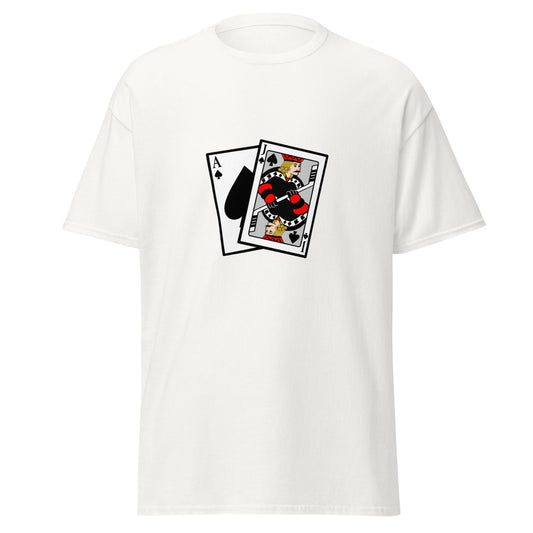 Classic | T-Shirt | Blackjack’s Roller Hockey | Royal Spade Crest Logo